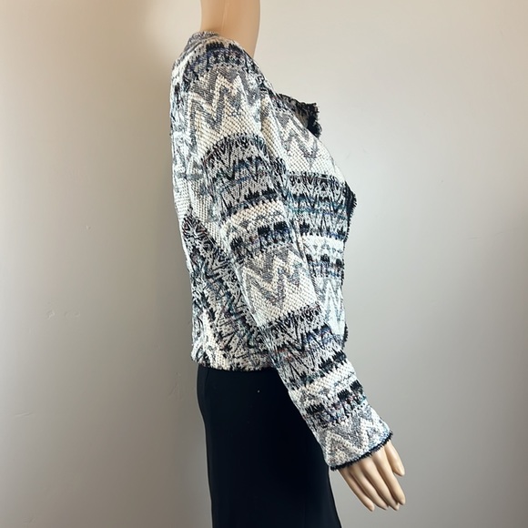 IRO Black and Ivory Kroe Tapestry Jacket - Picture 5 of 8